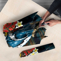 Aloha Hawaii Surfing Skull Umbrella Shaka Skeleton Ride The Waves - Wonder Print Shop