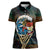 Aloha Hawaii Surfing Skull Women Polo Shirt Shaka Skeleton Ride The Waves - Wonder Print Shop