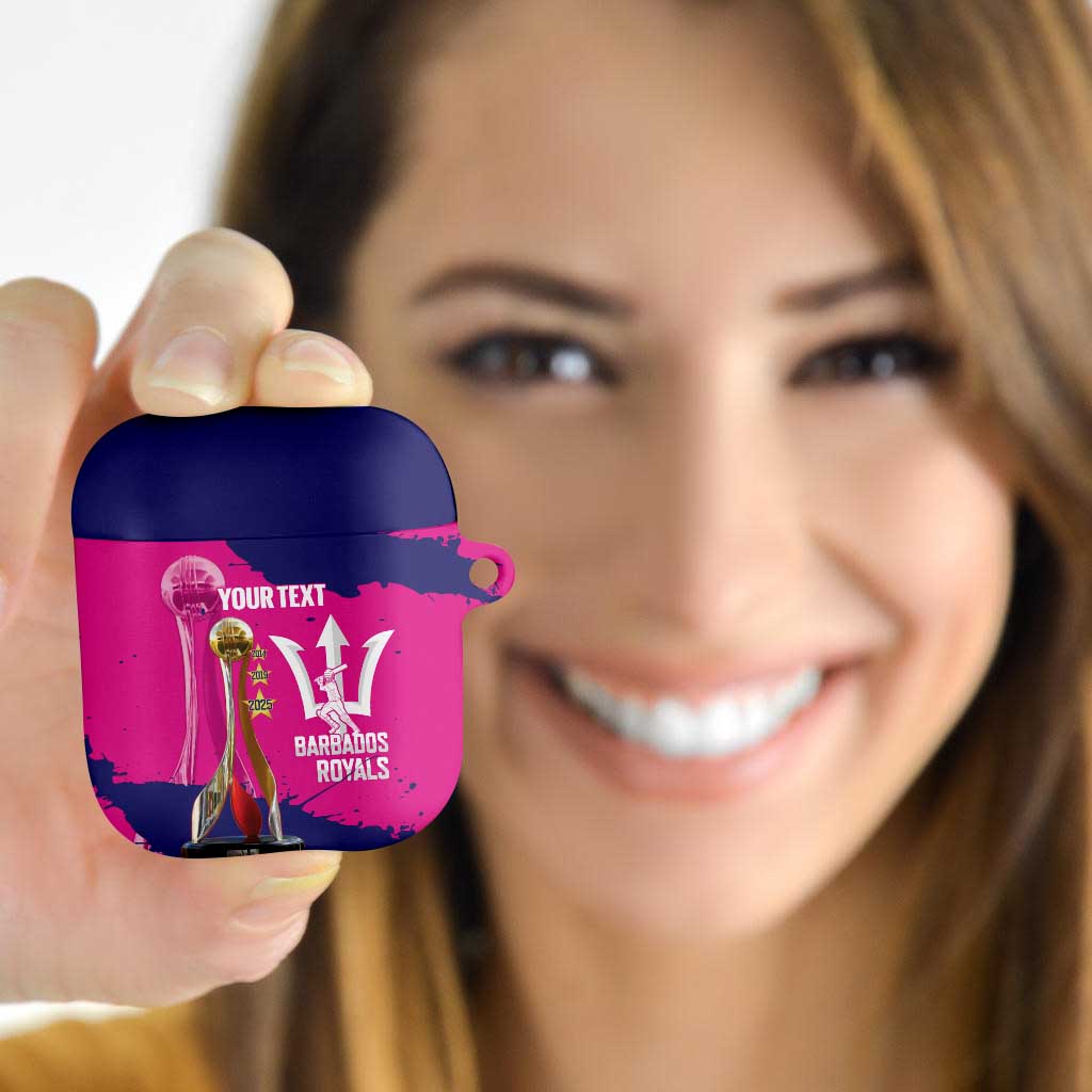 Barbados Royals Cricket Custom AirPods Case 3rd Champions Trophy Proud - Pink - Wonder Print Shop