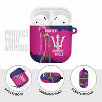 Barbados Royals Cricket Custom AirPods Case 3rd Champions Trophy Proud - Pink - Wonder Print Shop