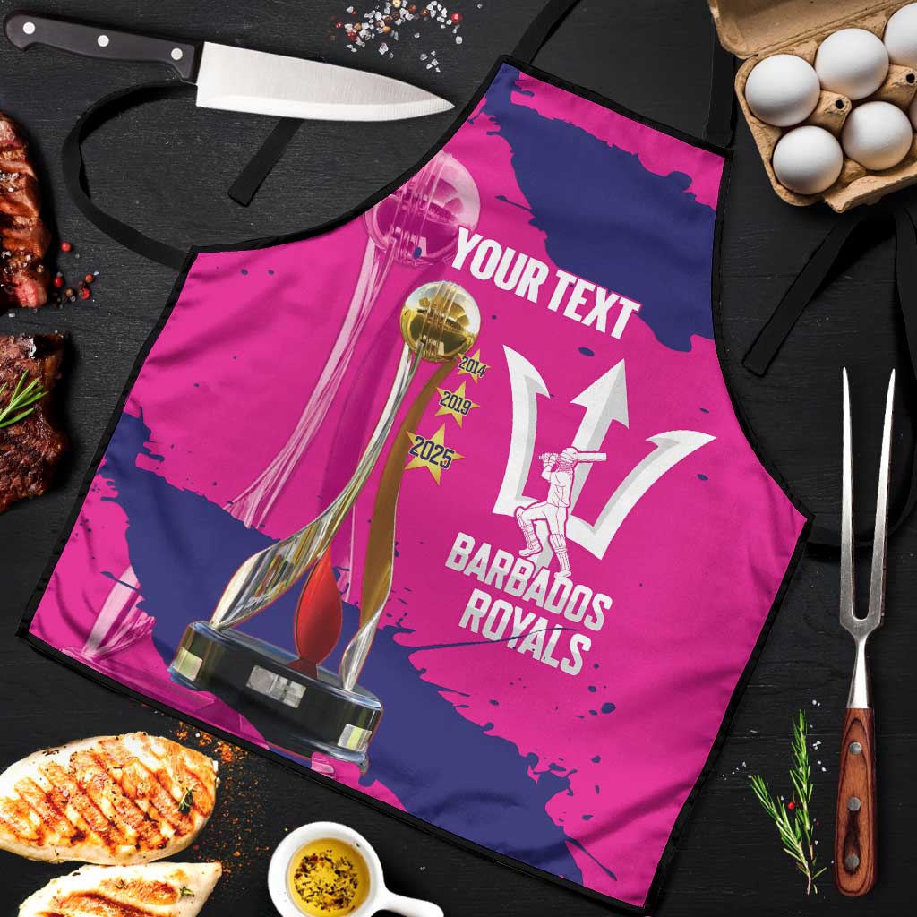 Barbados Royals Cricket Custom Apron 3rd Champions Trophy Proud - Pink - Wonder Print Shop