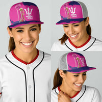 Barbados Royals Cricket Baseball Net Cap 3rd Champions Trophy Proud - Pink - Wonder Print Shop