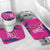 Barbados Royals Cricket Custom Bathroom Set 3rd Champions Trophy Proud - Pink - Wonder Print Shop