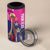Barbados Royals Cricket Custom 4 in 1 Can Cooler Tumbler 3rd Champions Trophy Proud - Pink - Wonder Print Shop
