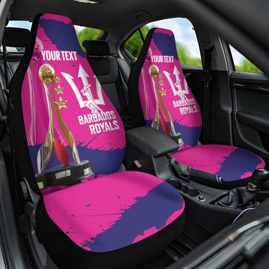 Barbados Royals Cricket Custom Car Seat Cover 3rd Champions Trophy Proud - Pink - Wonder Print Shop