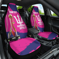 Barbados Royals Cricket Custom Car Seat Cover 3rd Champions Trophy Proud - Pink - Wonder Print Shop
