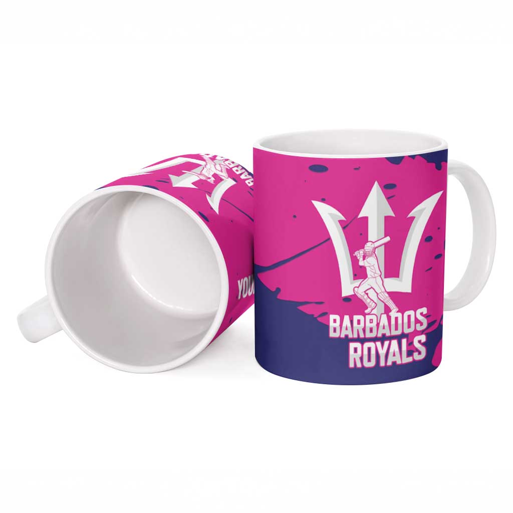 Barbados Royals Cricket Custom Ceramic Mug 3rd Champions Trophy Proud - Pink - Wonder Print Shop