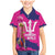 Barbados Royals Cricket Custom Family Matching Mermaid Dress and Hawaiian Shirt 3rd Champions Trophy Proud - Pink - Wonder Print Shop