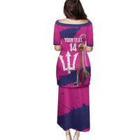 Barbados Royals Cricket Custom Family Matching Puletasi and Hawaiian Shirt 3rd Champions Trophy Proud - Pink - Wonder Print Shop