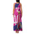 Barbados Royals Cricket Custom Family Matching Tank Maxi Dress and Hawaiian Shirt 3rd Champions Trophy Proud - Pink - Wonder Print Shop