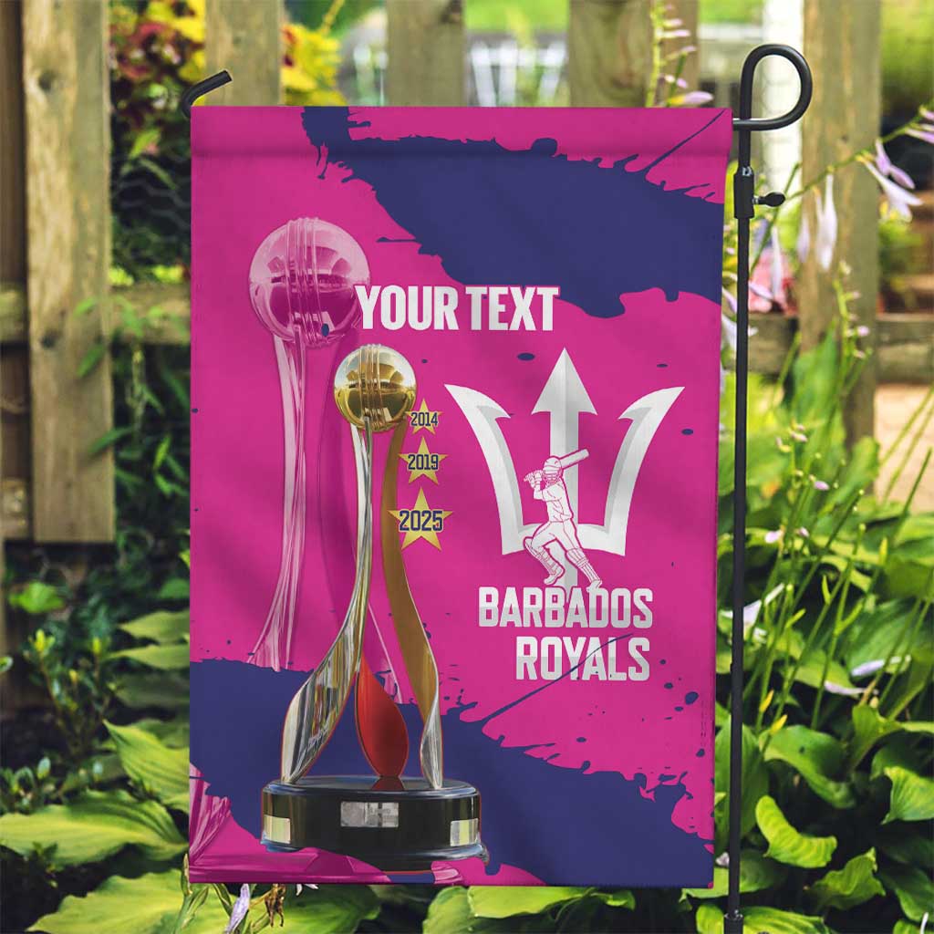 Barbados Royals Cricket Custom Garden Flag 3rd Champions Trophy Proud - Pink - Wonder Print Shop