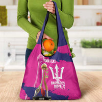 Barbados Royals Cricket Custom Grocery Bag 3rd Champions Trophy Proud - Pink - Wonder Print Shop