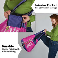 Barbados Royals Cricket Custom Grocery Bag 3rd Champions Trophy Proud - Pink - Wonder Print Shop