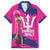 Barbados Royals Cricket Custom Hawaiian Shirt 3rd Champions Trophy Proud - Pink - Wonder Print Shop