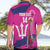 Barbados Royals Cricket Custom Hawaiian Shirt 3rd Champions Trophy Proud - Pink - Wonder Print Shop