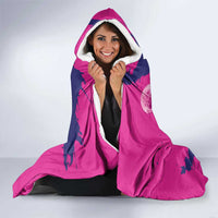 Barbados Royals Cricket Custom Hooded Blanket 3rd Champions Trophy Proud - Pink - Wonder Print Shop