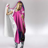 Barbados Royals Cricket Custom Hooded Blanket 3rd Champions Trophy Proud - Pink - Wonder Print Shop
