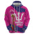 Barbados Royals Cricket Custom Hoodie 3rd Champions Trophy Proud - Pink - Wonder Print Shop