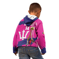 Barbados Royals Cricket Custom Kid Hoodie 3rd Champions Trophy Proud - Pink - Wonder Print Shop