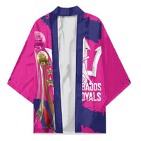 Barbados Royals Cricket Custom Kimono 3rd Champions Trophy Proud - Pink - Wonder Print Shop