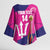 Barbados Royals Cricket Custom Kimono Sleeve Blouse 3rd Champions Trophy Proud - Pink - Wonder Print Shop