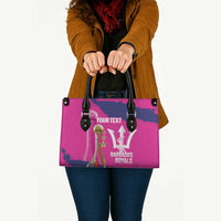 Barbados Royals Cricket Custom Leather Bag 3rd Champions Trophy Proud - Pink - Wonder Print Shop