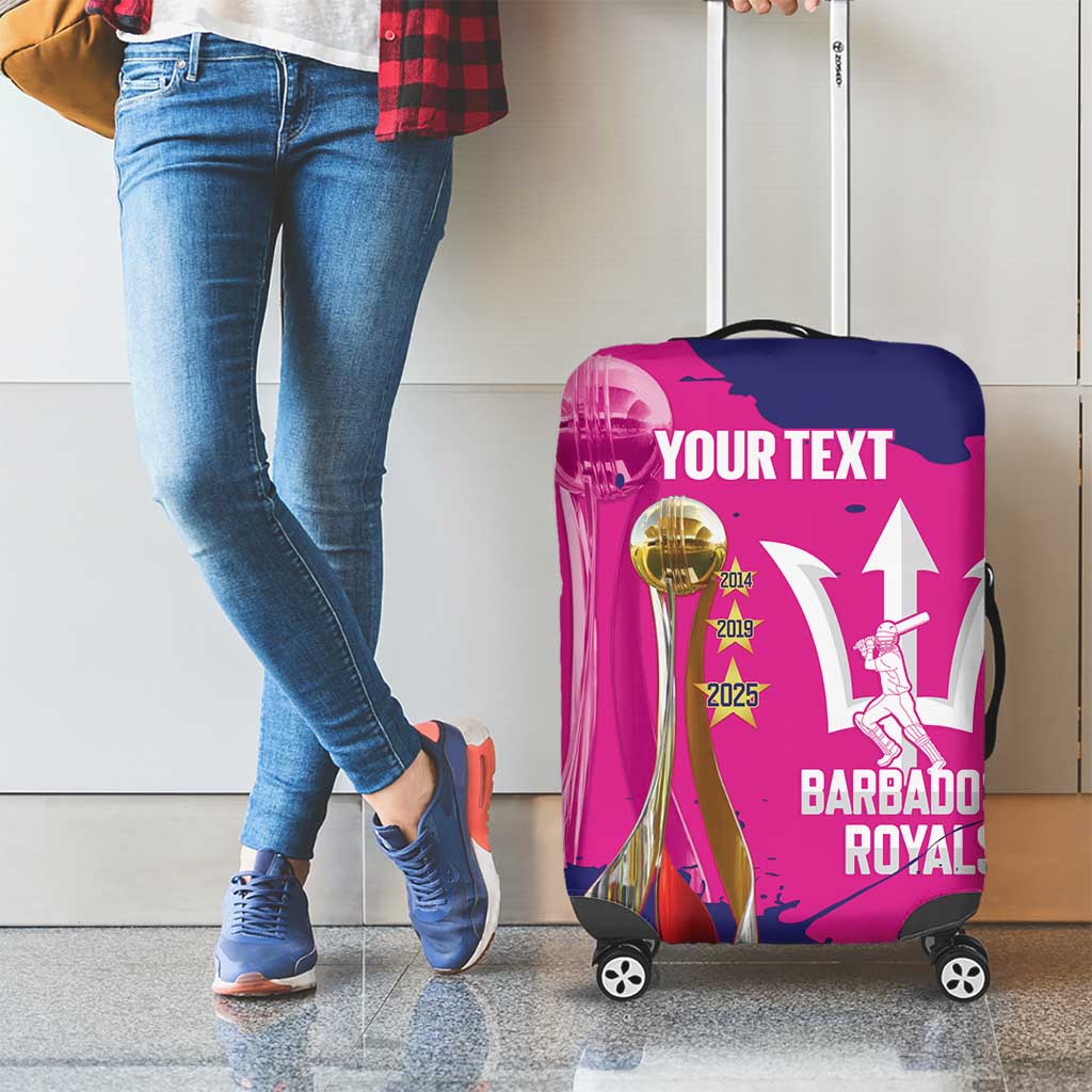 Barbados Royals Cricket Custom Luggage Cover 3rd Champions Trophy Proud - Pink - Wonder Print Shop