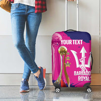 Barbados Royals Cricket Custom Luggage Cover 3rd Champions Trophy Proud - Pink - Wonder Print Shop