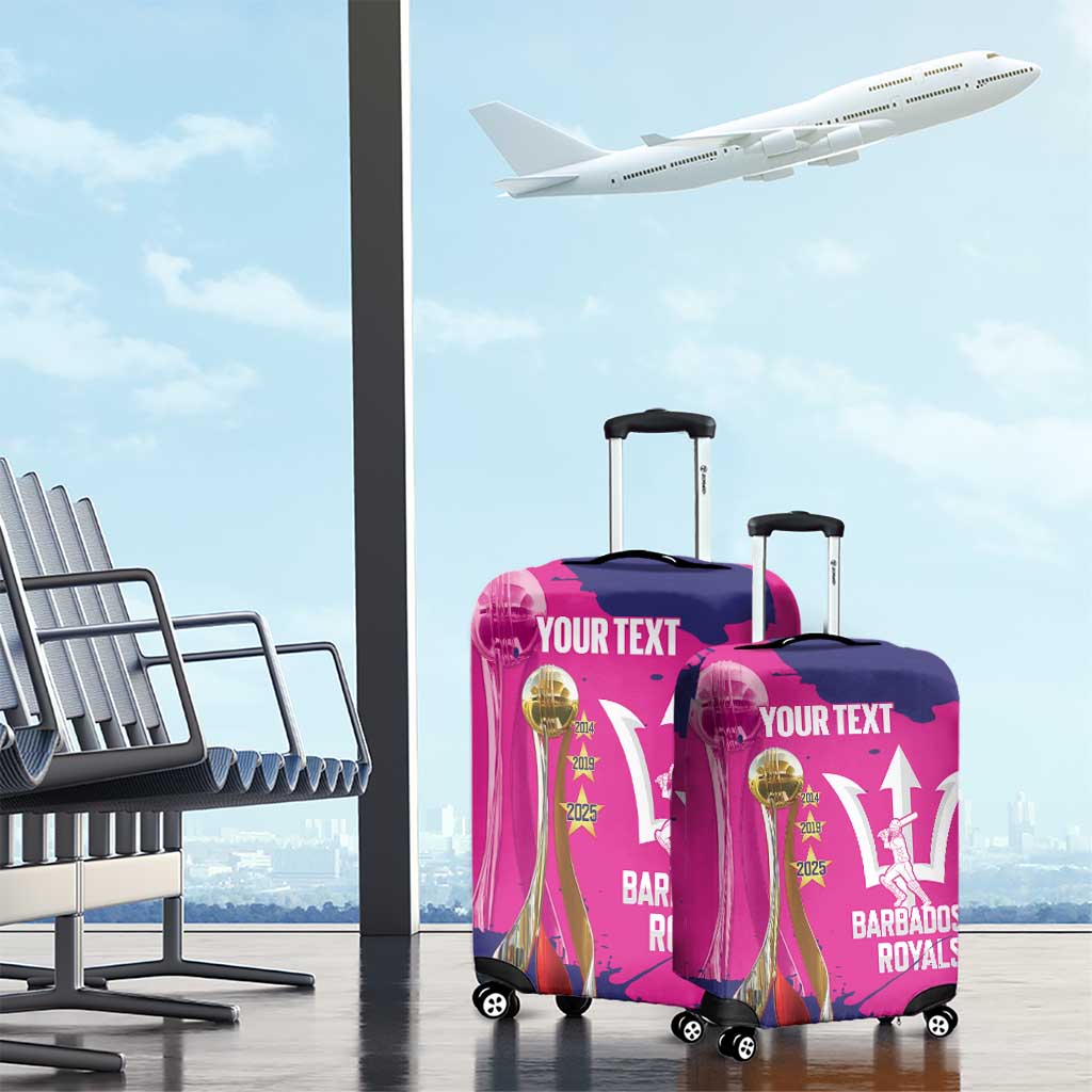 Barbados Royals Cricket Custom Luggage Cover 3rd Champions Trophy Proud - Pink - Wonder Print Shop