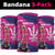 Barbados Royals Cricket Custom Neck Gaiter 3rd Champions Trophy Proud - Pink LT14