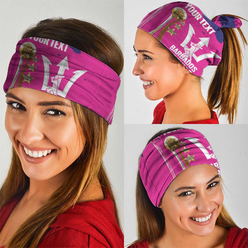 Barbados Royals Cricket Custom Neck Gaiter 3rd Champions Trophy Proud - Pink LT14