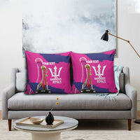 Barbados Royals Cricket Custom Pillow Cover 3rd Champions Trophy Proud - Pink - Wonder Print Shop