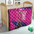 Barbados Royals Cricket Custom Quilt 3rd Champions Trophy Proud - Pink - Wonder Print Shop