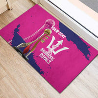 Barbados Royals Cricket Custom Rubber Doormat 3rd Champions Trophy Proud - Pink - Wonder Print Shop