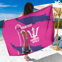 Barbados Royals Cricket Custom Sarong 3rd Champions Trophy Proud - Pink - Wonder Print Shop