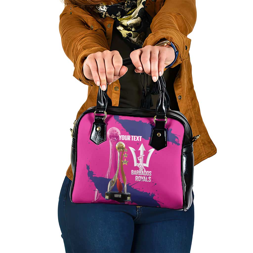 Barbados Royals Cricket Custom Shoulder Handbag 3rd Champions Trophy Proud - Pink - Wonder Print Shop