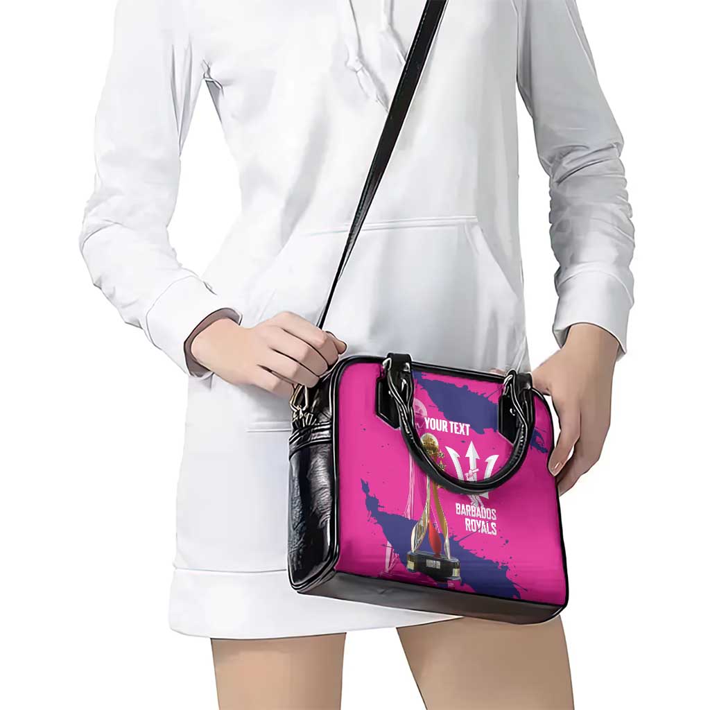 Barbados Royals Cricket Custom Shoulder Handbag 3rd Champions Trophy Proud - Pink - Wonder Print Shop