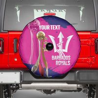 Barbados Royals Cricket Custom Spare Tire Cover 3rd Champions Trophy Proud - Pink - Wonder Print Shop