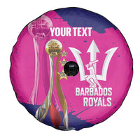 Barbados Royals Cricket Custom Spare Tire Cover 3rd Champions Trophy Proud - Pink - Wonder Print Shop