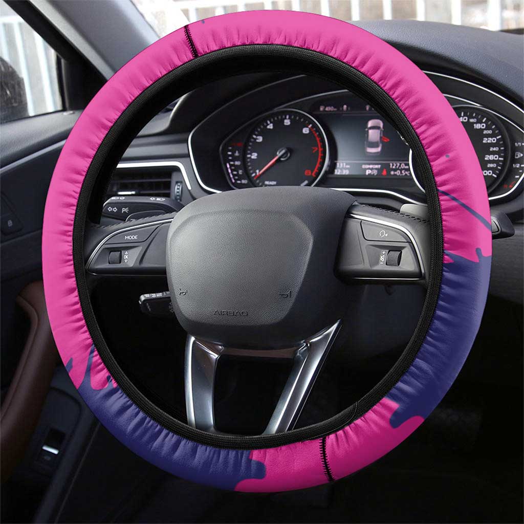 Barbados Royals Cricket Steering Wheel Cover 3rd Champions Trophy Proud - Pink - Wonder Print Shop