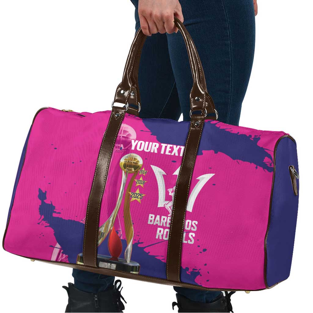 Barbados Royals Cricket Custom Travel Bag 3rd Champions Trophy Proud - Pink - Wonder Print Shop