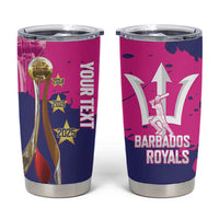 Barbados Royals Cricket Custom Tumbler Cup 3rd Champions Trophy Proud - Pink - Wonder Print Shop