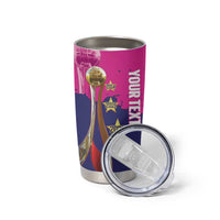 Barbados Royals Cricket Custom Tumbler Cup 3rd Champions Trophy Proud - Pink - Wonder Print Shop