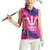 Barbados Royals Cricket Custom Women Sleeveless Polo Shirt 3rd Champions Trophy Proud - Pink - Wonder Print Shop