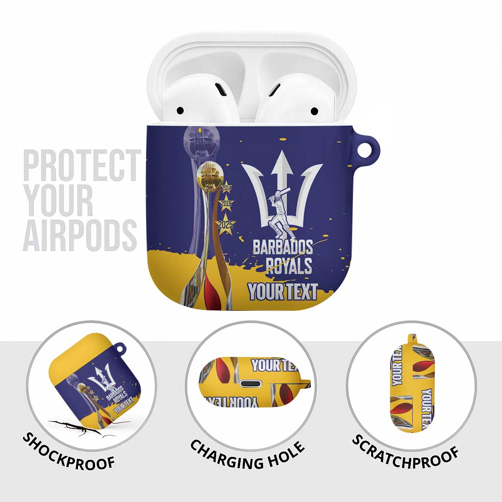Barbados Royals Cricket Custom AirPods Case 3rd Champions Trophy Proud - Blue - Wonder Print Shop