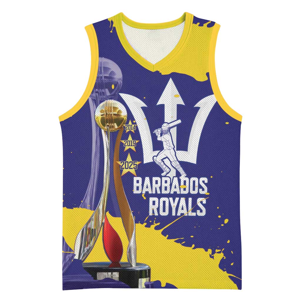 Barbados Royals Cricket Custom Basketball Jersey 3rd Champions Trophy Proud - Blue - Wonder Print Shop
