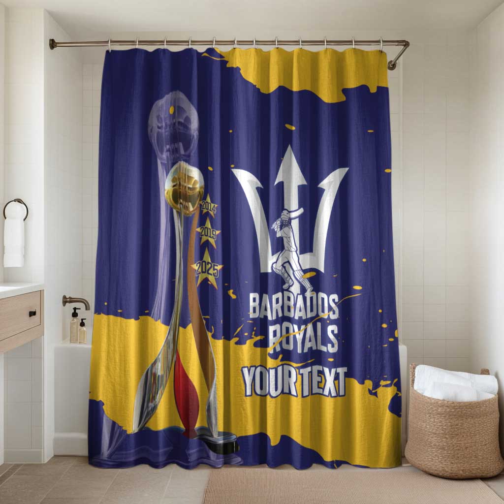 Barbados Royals Cricket Custom Bathroom Set 3rd Champions Trophy Proud - Blue - Wonder Print Shop