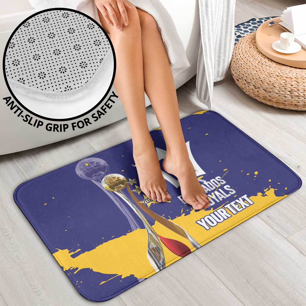 Barbados Royals Cricket Custom Bathroom Set 3rd Champions Trophy Proud - Blue - Wonder Print Shop