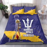 Barbados Royals Cricket Custom Bedding Set 3rd Champions Trophy Proud - Blue - Wonder Print Shop