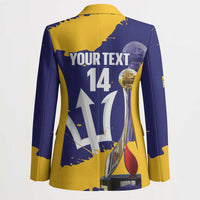 Barbados Royals Cricket Custom Blazer 3rd Champions Trophy Proud - Blue - Wonder Print Shop